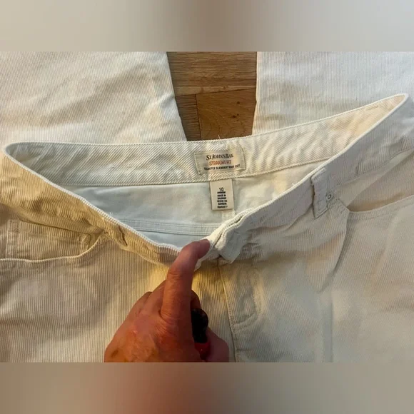 NEW St John’s Bay Secretly Slender Corduroy Pants Sz 10 - Picture 6 of 8